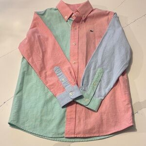 Vineyard Vines Colorblock Boys Shirt
